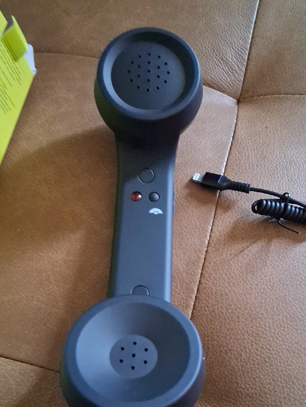 Retro Style Black Handset for Cell Phones - Compatible Mobile Handset